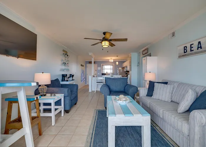 Steps To The Beach: Oceanfront Condo W/ Lanai!